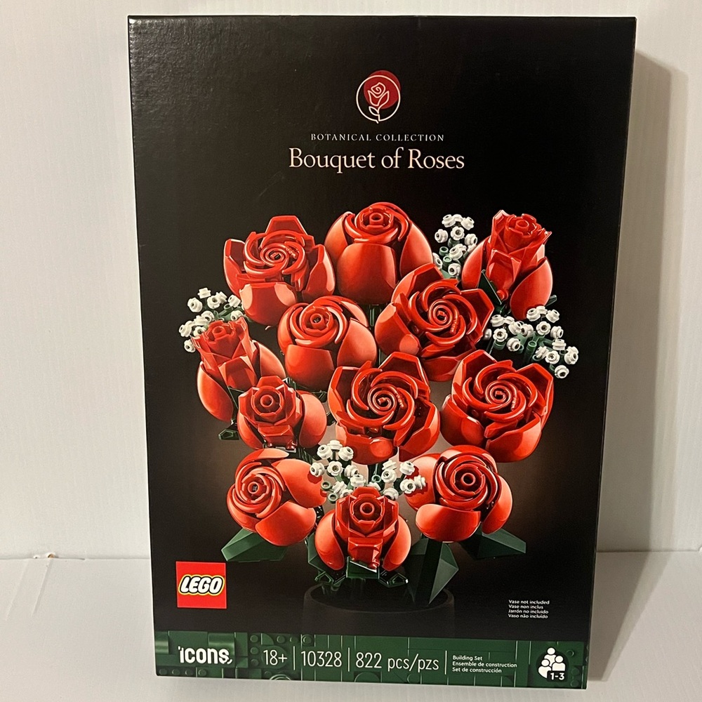 Lego 10328 Icons Bouquet of Roses New Sealed Valentines Day/Mothers Day Gift